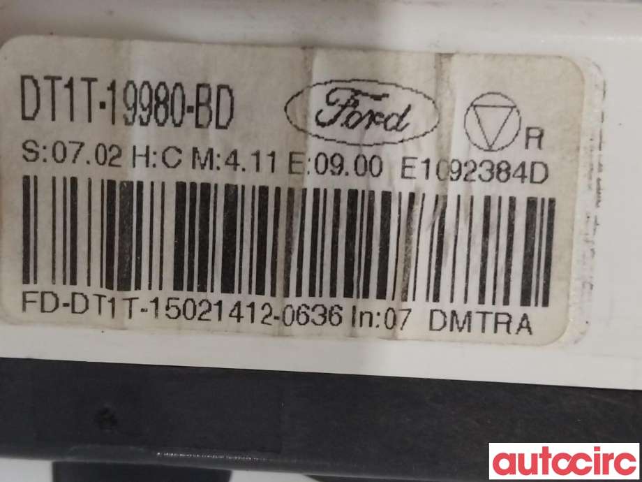 Varmeapparat betjening til Ford Transit Connect 2013-2018 Type II, Fase 1  (FORD|2010112||DT1T-19980-BD)