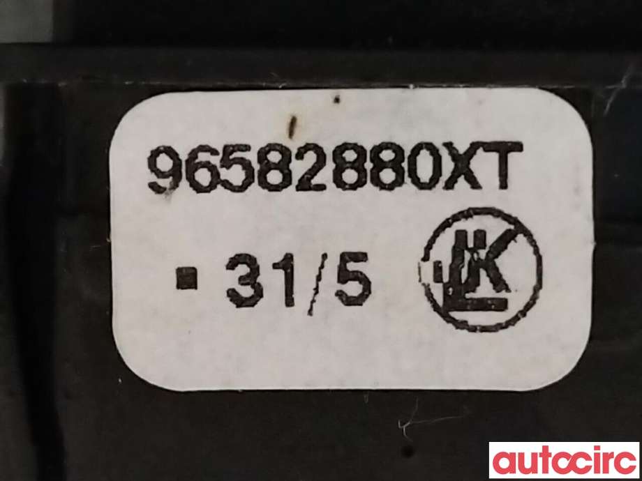 Bryter diverse til Citroën Berlingo 2015-2019 (Type II, Fase 2) (CITROEN|6490E1|96582880XT)