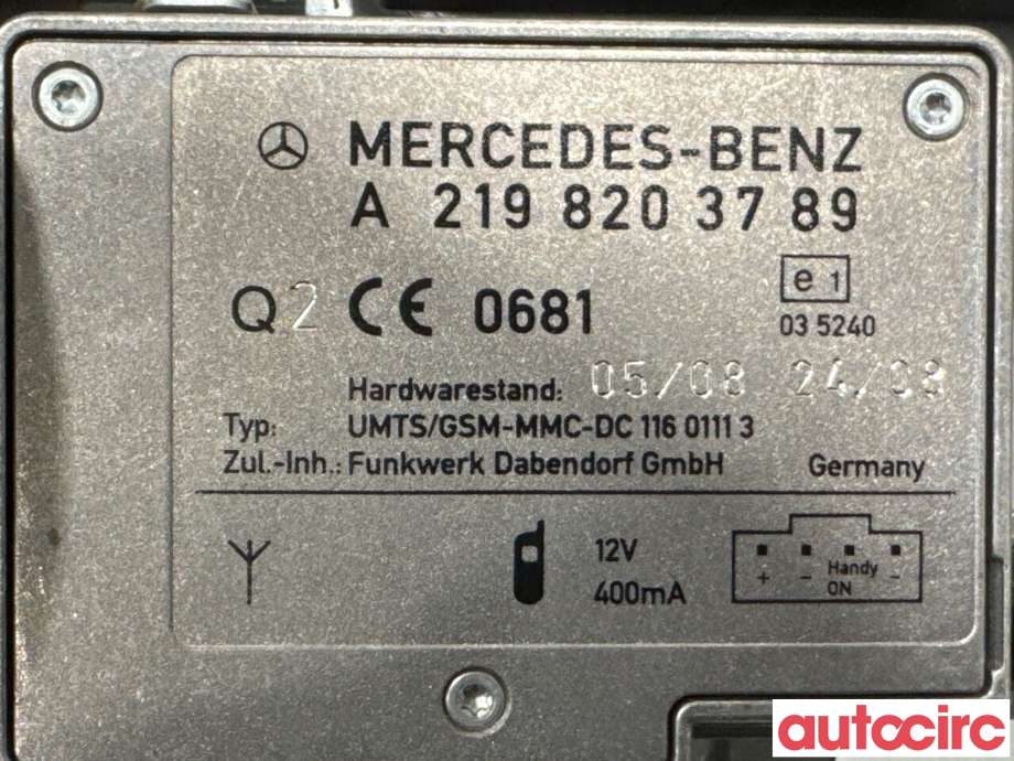 Antenne forsterker til Mercedes ML 2005-2011 (W164) (W164) (MERCEDES|A2219050040||A2198203789)