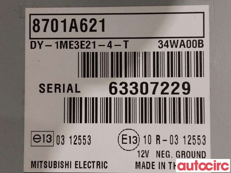 Bilstereo til Mitsubishi Space Star 2013-->> (Type II) (MITSUBISHI|8701A799XB|8701A621)