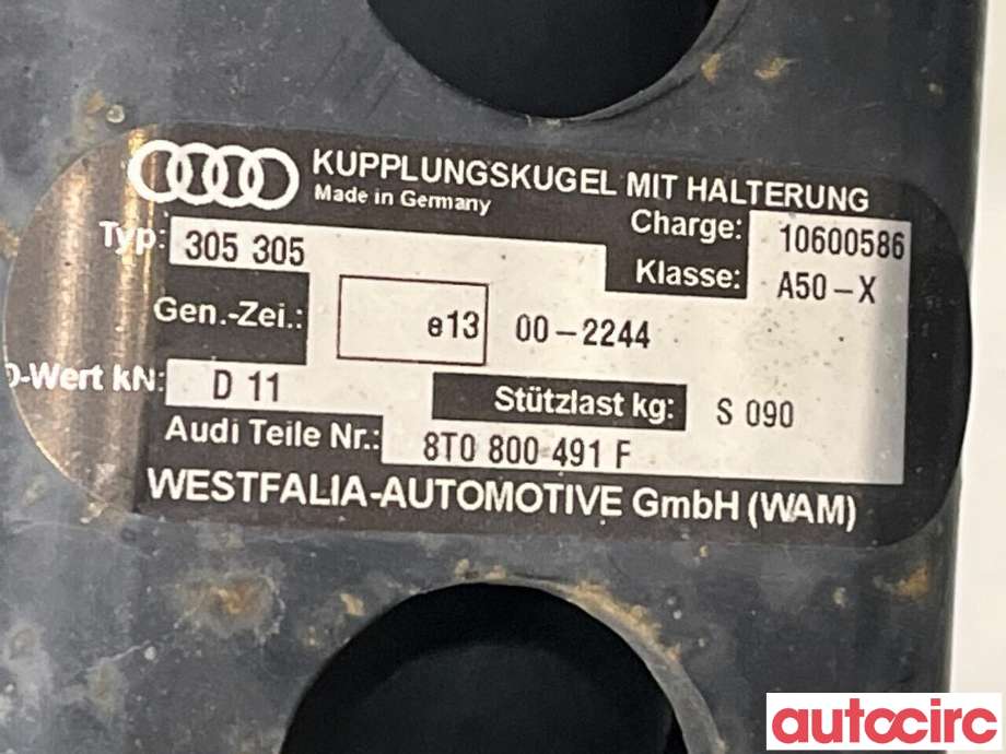 Hengerfeste til Audi A4 2007-2014 (Type IV) (B8) (B8) (AUDI|8T0800491H|8T0800491F)