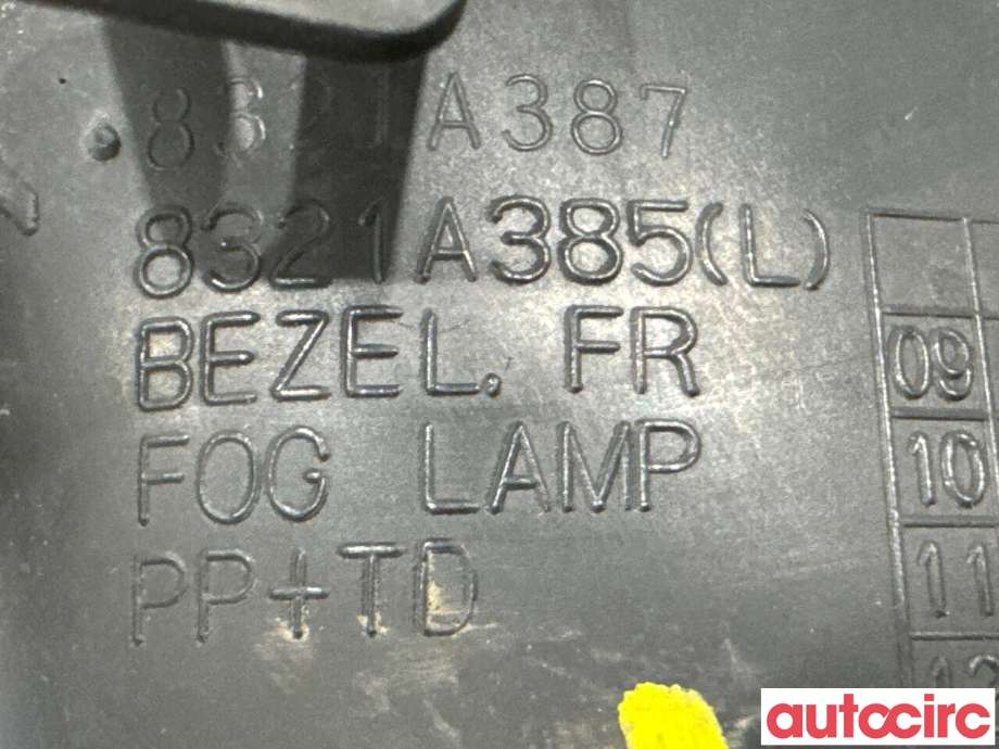 Frontlyktehus til Mitsubishi ASX 2010-2019  (MITSUBISHI|8321A385|)