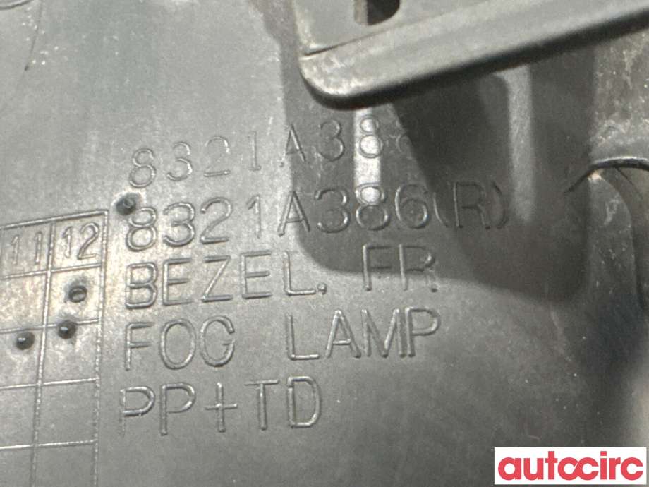 Frontlyktehus til Mitsubishi ASX 2010-2019  (MITSUBISHI|8321A386|)