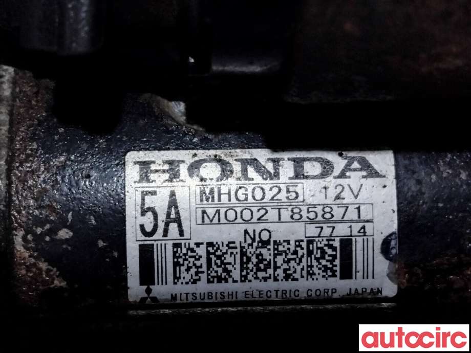 Starter diesel til Honda CR-V 2007-2012 (Type III) (HONDA|31200-RSR-E01|M002T85871|MHG025)