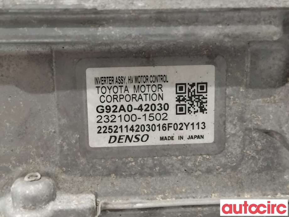Inverter hybrid til Toyota RAV4 2016-2019 (Type IV, Fase 2)  (TOYOTA|G92A042050|232100-1502|G92A0-42030)