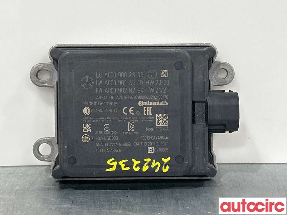 Sensor radar til Mercedes EQA 2021-->>  (MERCEDES|A0009002839)
