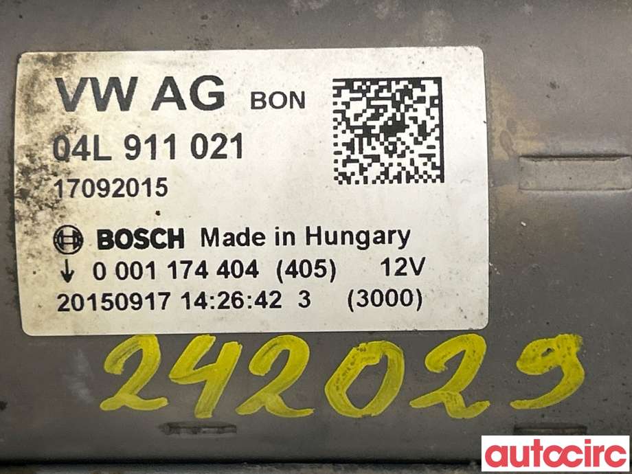 Starter diesel til Audi A4 2007-2014 (Type IV) (B8) (B8) (AUDI|04L911021X|0001174404|04L911021)