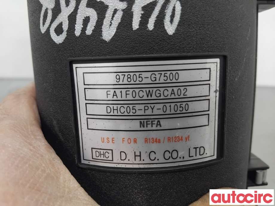 Kullfilter (boks) til Hyundai Ioniq Electric 2016-2019 (Fase 1) (HYUNDAI|97805G7500||97805-G7500)