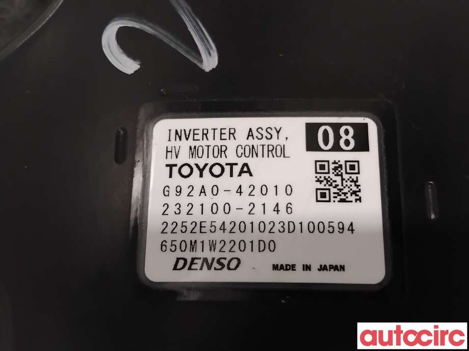 Inverter hybrid til Toyota RAV4 2019-->> (Type V)  (TOYOTA|G92A042112|232100-2146|G92A0-42010)