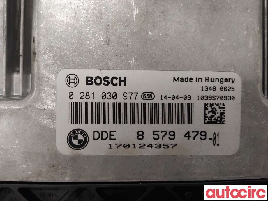 Styreenhet motor til BMW 3-Serie 2012-2018 (F30/F31/F34) (F30/F31/F34) (BMW|13618576341|0281030977|8579479)