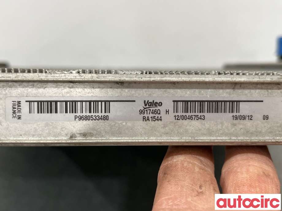 Radiator (automat gir) til Peugeot 3008 2009-2016 (Type I)  (PEUGEOT|133387|9917460H|9680533480)