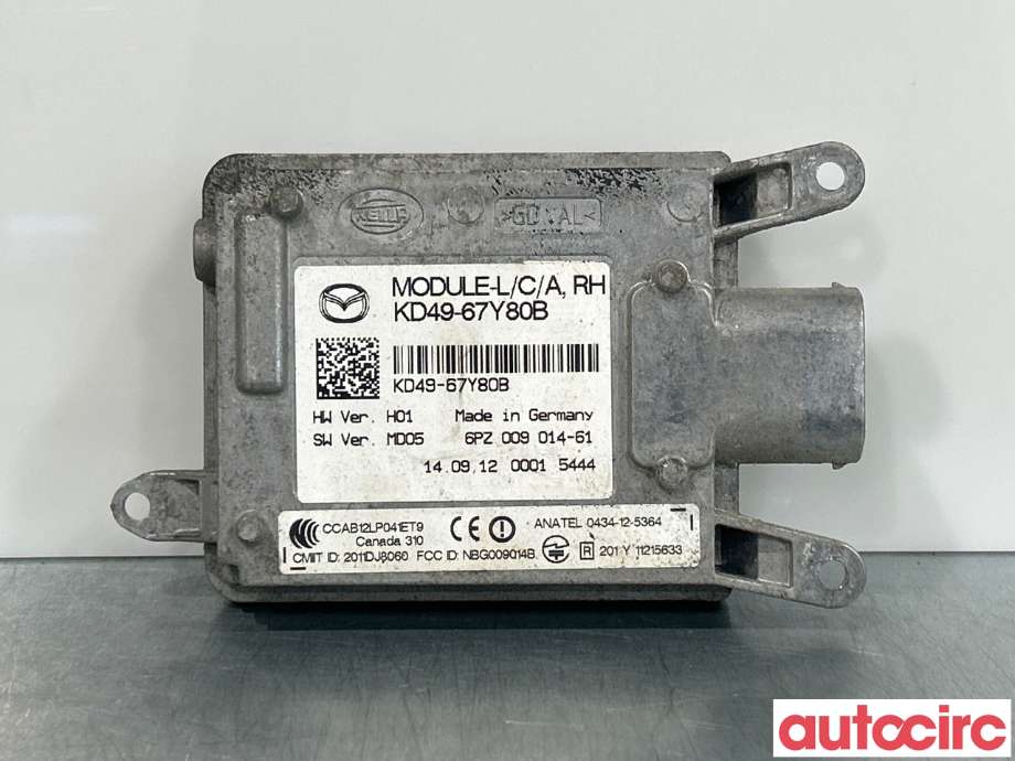 Sensor radar til Mazda CX-5 2012-2017 (Type I)  (MAZDA|KD49-67-Y80B||KD49-67Y80B)
