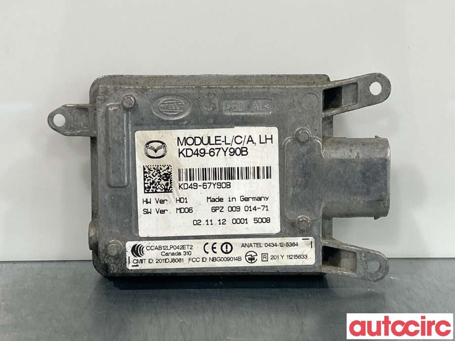 Sensor radar til Mazda CX-5 2012-2017 (Type I)  (MAZDA|KD49-67-Y90B||KD49-67Y90B)