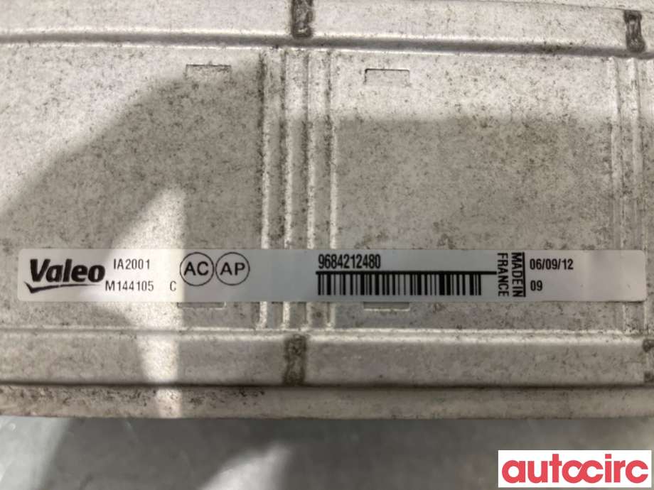 Intercooler til Peugeot 3008 2009-2016 (Type I)  (PEUGEOT|0384N9|M144105C|9684212480)