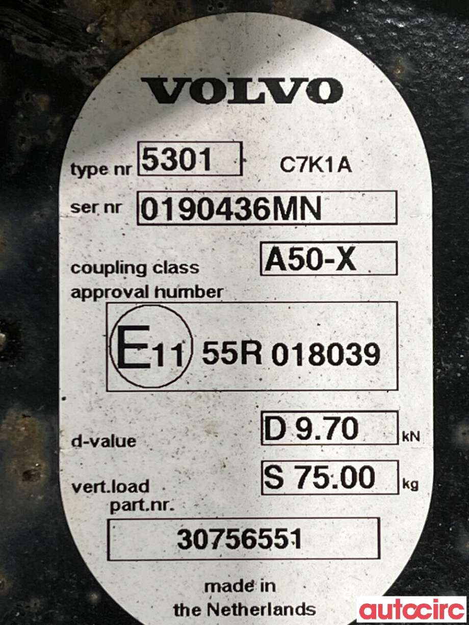 Hengerfeste til Volvo V40 2012-2019 (VOLVO|30756551|5301)