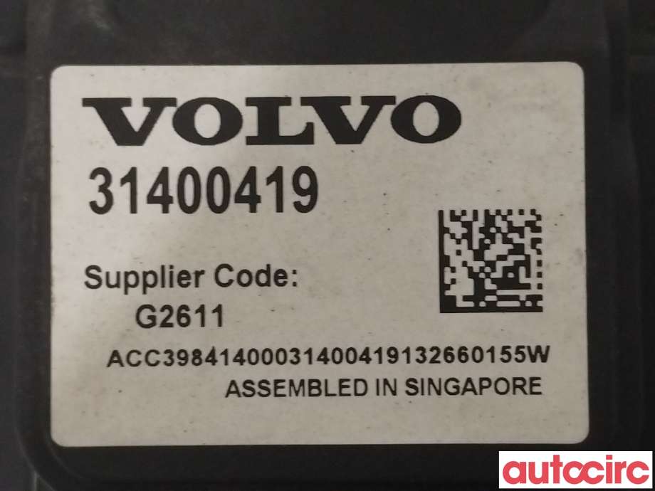 Sensor radar til Volvo XC70 2014-2016 (Type II, Fase 2)  (VOLVO|31678089|31400419)