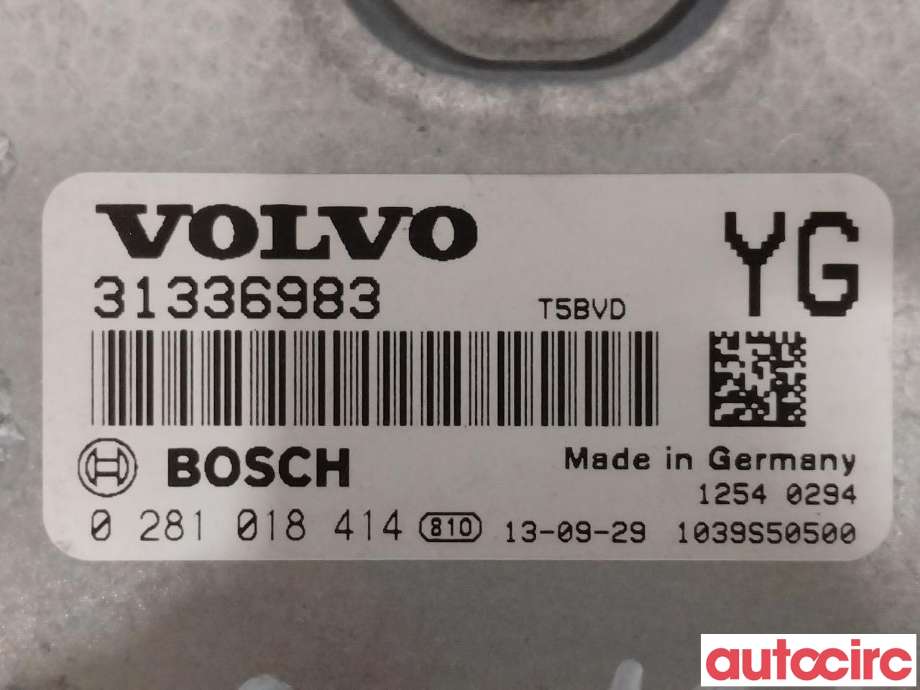 Styreenhet motor til Volvo XC70 2014-2016 (Type II, Fase 2)  (VOLVO|36001858|31336983)