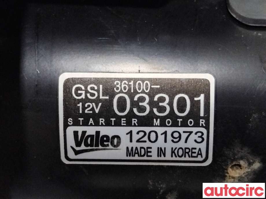 Starter til Kia Picanto 2011-2017 (Type II) (KIA|3610003301|1201973|36100-03301)
