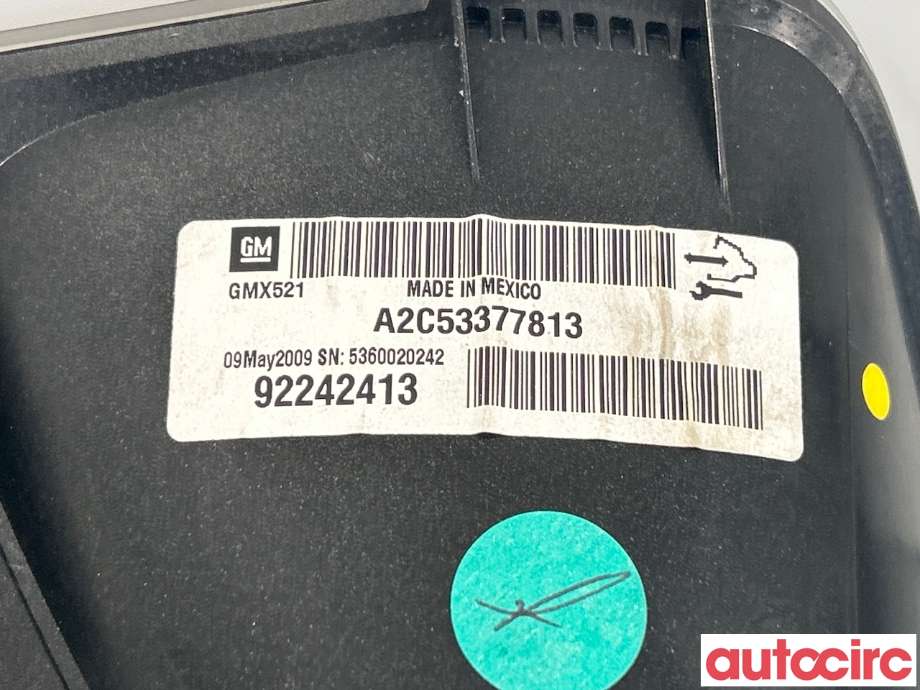 Instrumentpanel til Chevrolet Camaro 1967-->>  (CHEVROLET|92242413)