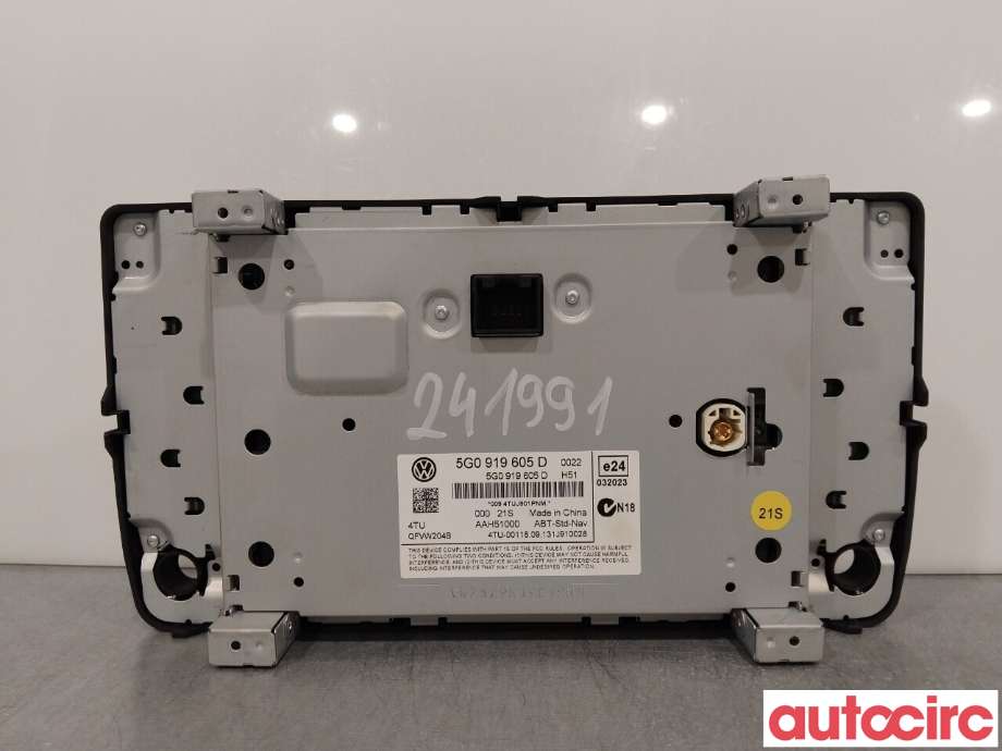 Bilstereo til VW Golf VII 2012-2017 (Fase 1)  (VOLKSWAGEN|5G0919605D)