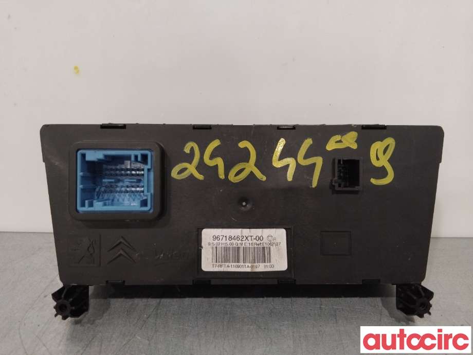 Varmeapparat betjening til Peugeot 308 2011-2013 (Type I, Fase 2) (PEUGEOT|6452S2|E1062127|96718462XT)