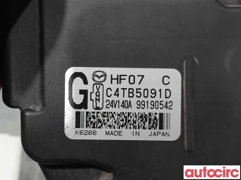 Dynamo til Mazda CX-30 2020-->>  (MAZDA|HF07-18-F00J|C4TB5091D|HF07)