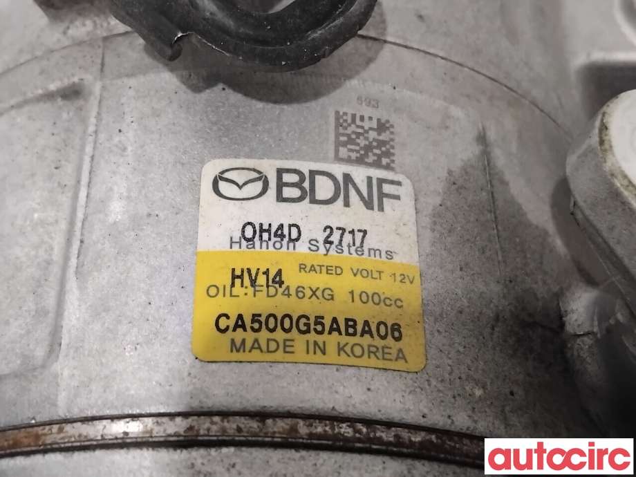 Aircondition kompressor til Mazda CX-30 2020-->>  (MAZDA|BDNF-61-450|CA500G5ABA06|BDNF)