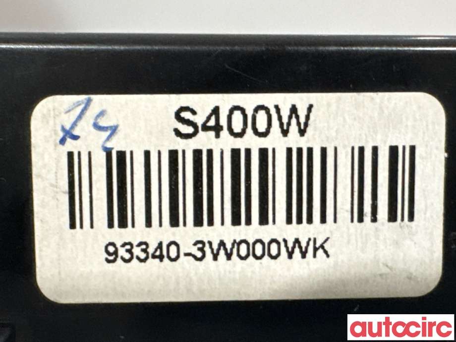 Bryter setevarme til Kia Sportage 2010-2016 (Type III)  (KIA|933403W000WK||93340-3W000WK)