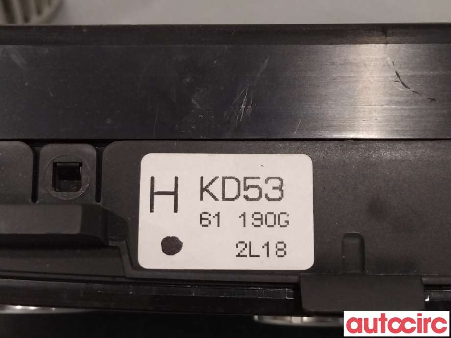 Varmeapparat betjening til Mazda CX-5 2012-2017 (Type I) (MAZDA|KR8461190B)