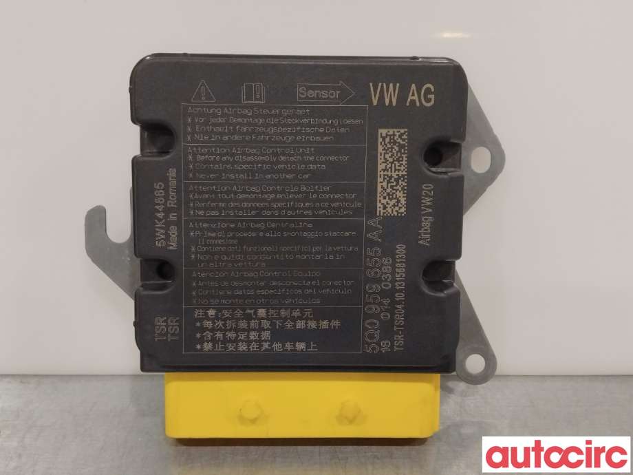 Airbag elektronikk til VW Golf VII 2012-2017 (Fase 1) (VOLKSWAGEN|5Q0959655AA)
