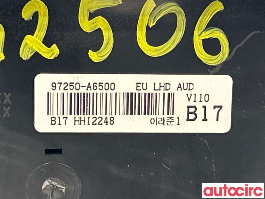 Varmeapparat betjening til Hyundai i30 2012-2017 (Type II)  (HYUNDAI|97250A6500GU|97250A6500)