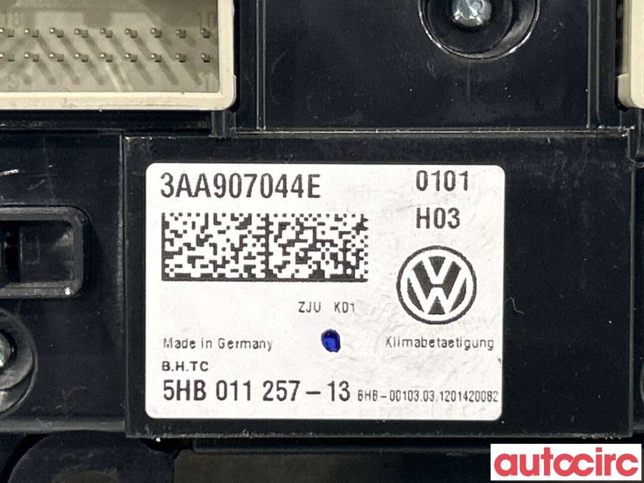 Varmeapparat betjening til VW Passat 2011-2015 (B7) (B7) (VOLKSWAGEN|3AA907044BD||3AA907044CM)