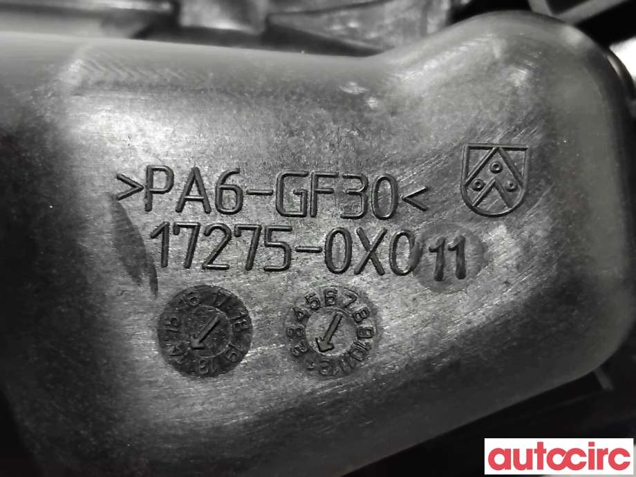 Turbo rør til Toyota Verso 2009-2016 (Type III)  (TOYOTA|172750X011||17275-0X011)
