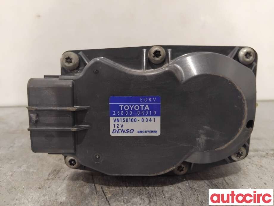 EGR-ventil til Toyota Avensis 2009-2015 (Type III, Fase 1)  (TOYOTA|258000R010|VN150100-0041|25800-0R010)
