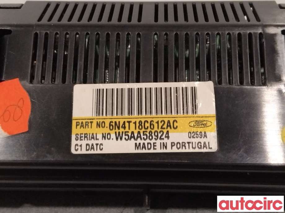 Varmeapparat betjening til Ford Focus 2004-2007 (Type II, Fase 1) (FORD|1466238|W5AA58924|6N4T-18C612-AC)