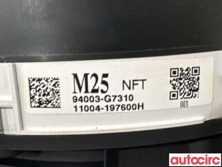 Instrumentpanel til Hyundai Ioniq Electric 2016-2019 (Fase 1) (HYUNDAI|94003G7310|11004-197600H|94003-G7310)