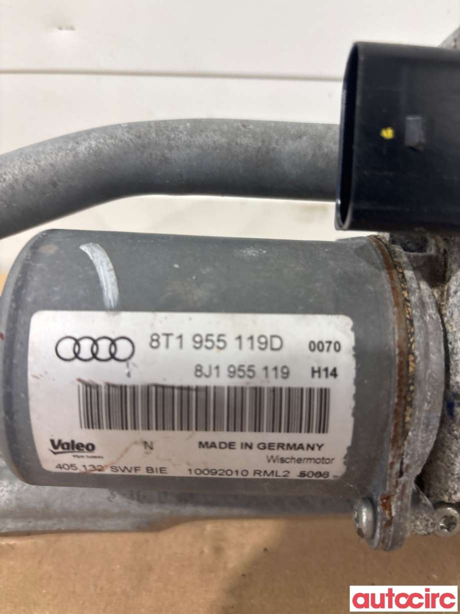 Viskermotor frontrute til Audi A5 2007-2016 (Type I)  (AUDI|8T1955023E|405132|8T1955119D)