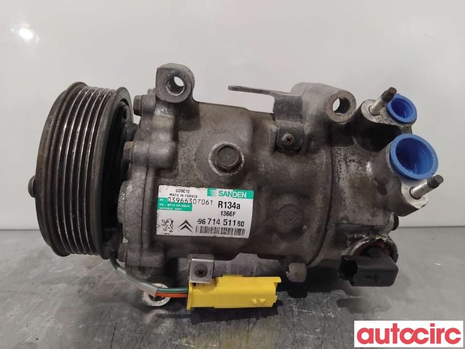 Aircondition kompressor til Peugeot RCZ 2010-2015  (PEUGEOT|6453ZF|SD6C121366|9671451180)