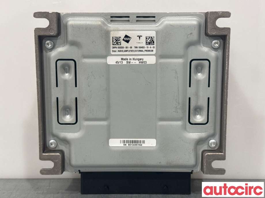 Bilstereo forsterker til Tesla Model S 2013-2016 (Fase 1)  (TESLA|1004833-10-A|)