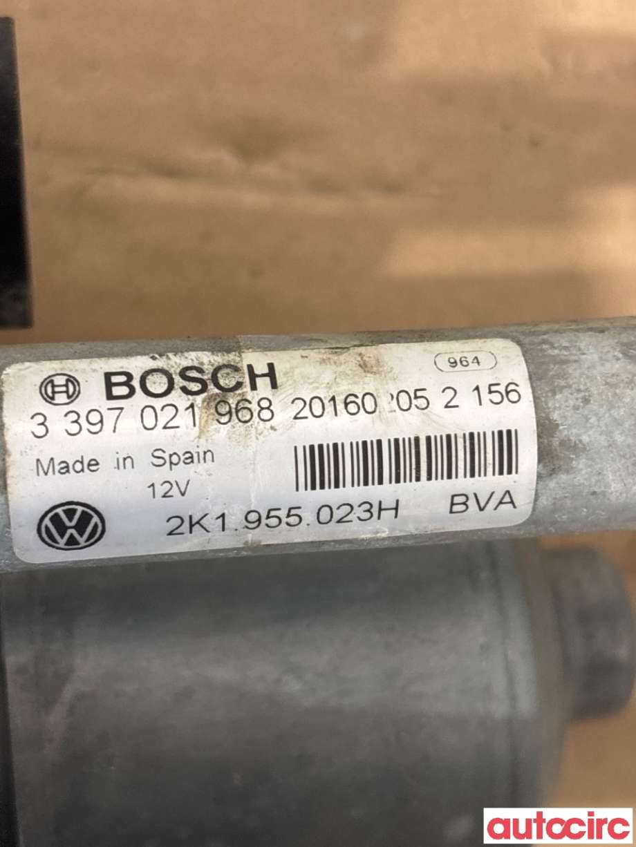 Viskermotor frontrute til VW Caddy 2015-2020 (Type III, Fase 3) (VOLKSWAGEN|2K1955023H||2K1955023J)