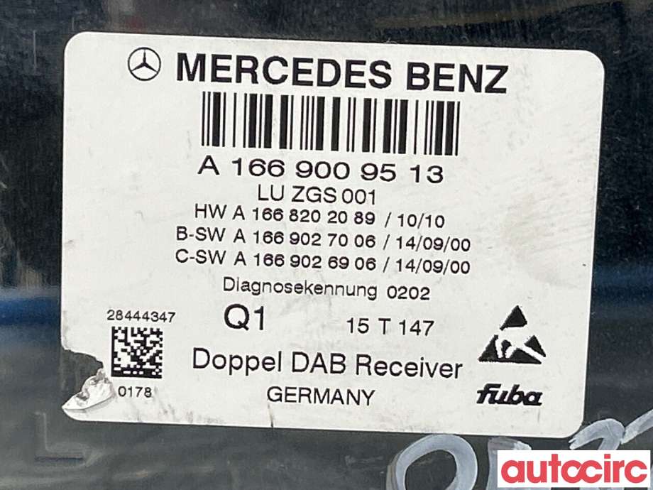 Styreenhet diverse til Mercedes GLA 2014-2020 (X156) (X156) (MERCEDES|A1669007616|A1669009513)