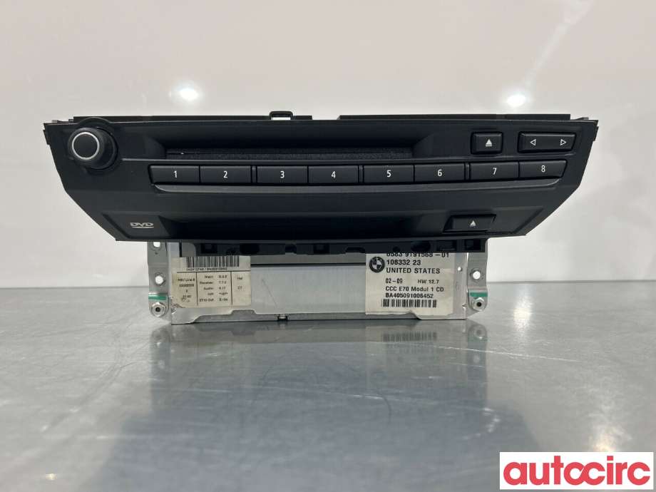 Bilstereo til BMW X6 2008-2014 (E71/E72) (E71/E72) (BMW|65839165854|65839191568)