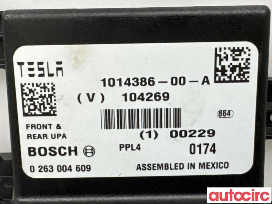 Styreenhet parkering til Tesla Model S 2013-2016 (Fase 1) (TESLA|1014386-00-A|0263004609)