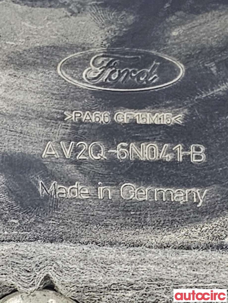 Motordeksel over motor til Ford Fiesta 2008-2012 (Type VI, Fase 1)  (FORD|1820959|AV2Q-6N041-B)