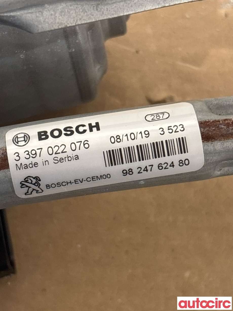 Viskermotor frontrute til Peugeot 3008 2016-->> (Type II)  (PEUGEOT|9824762480|)