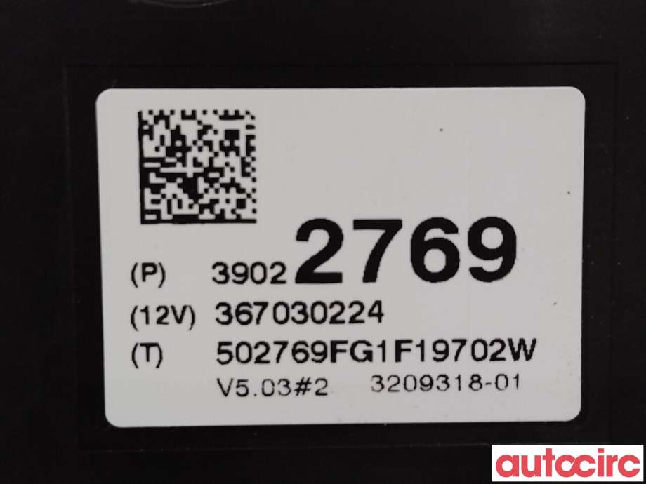 Instrumentpanel til Opel Corsa E 2015-2019  (OPEL|39022769)