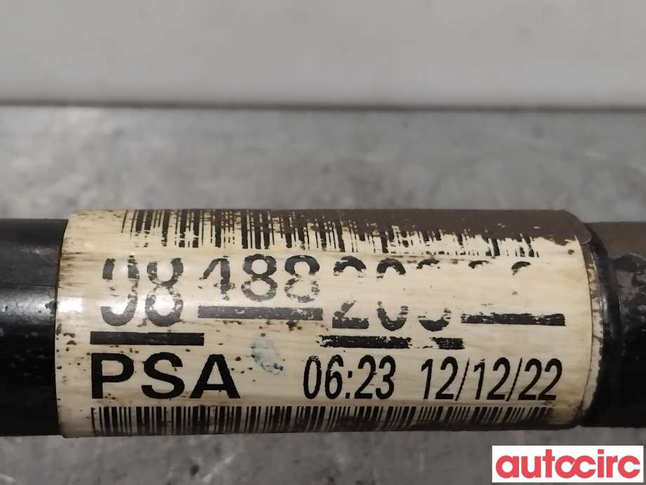 Drivaksel venstre foran, elbil til Peugeot 208 2019-->> (Type II)  (PEUGEOT|9848820880|8PR12)