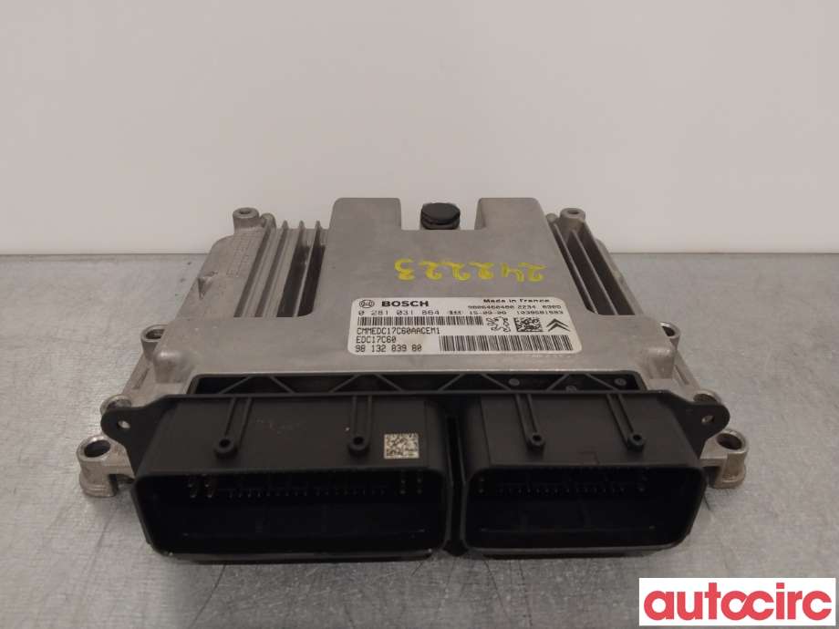 Styreenhet motor til Peugeot Partner 2015-2019 (Type II, Fase 2)  (PEUGEOT|1677617980|0281031864|9813283980)