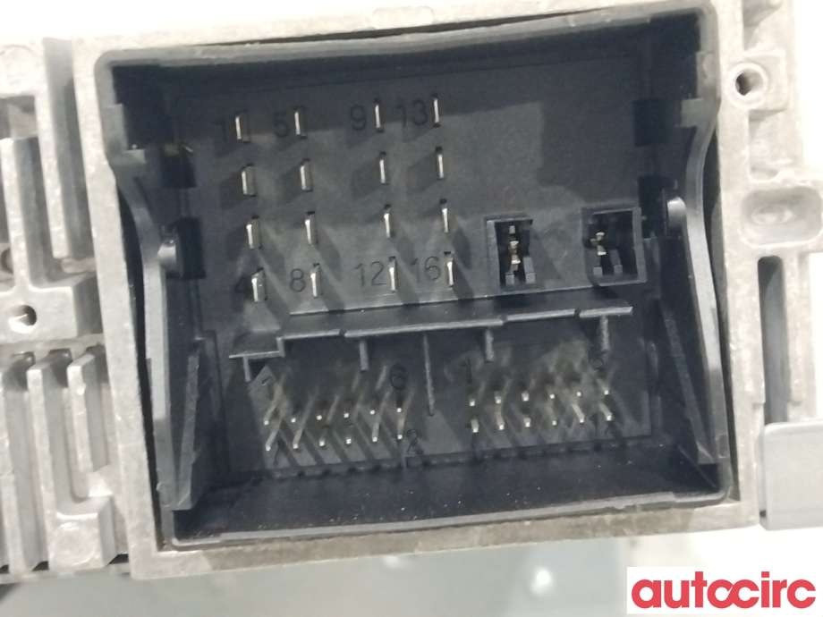 Multimedia display (MCU - Media Controller Unit) til Peugeot Partner 2015-2019 (Type II, Fase 2)  (PEUGEOT|1613586380|9814203680)