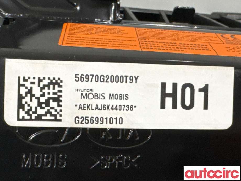 Airbag kne til Hyundai Ioniq Electric 2016-2019 (Fase 1) (HYUNDAI|56970G2000T9Y|G256991010)